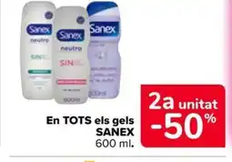 Carrefour Market SANEX En tots els gels oferta