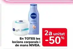 Carrefour Market NIVEA En totes les locions corporals i de mans oferta