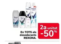 Carrefour Market REXONA En tots els desodorants oferta