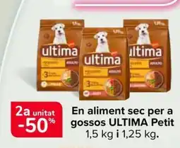 Carrefour Market ULTIMA aliment sec per a gossos oferta