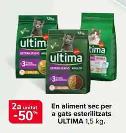 Carrefour Market ULTIMA En aliment sec per a gats esterilitzats oferta