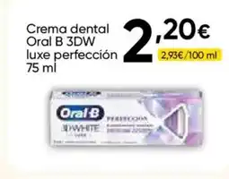 FROIZ ORAL B Crema dental 3DW luxe perfección oferta