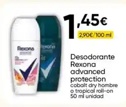 FROIZ REXONA Desodorante advanced protection oferta