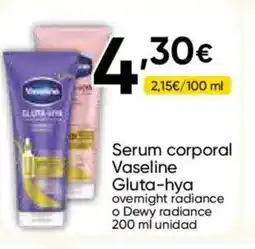FROIZ VASELINE Serum corporal Gluta-hya oferta