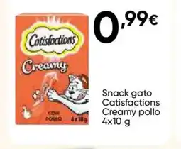 FROIZ CATISFACTIONS Snack gato Creamy pollo oferta