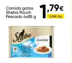 FROIZ SHEBA Comida gatos Pouch Pescado oferta