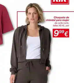 KIK Chaqueta de chándal para mujer oferta