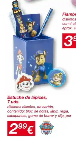 KIK Estuche de lápices, 7 uds. oferta