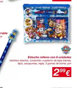 KIK PAW PATROL Estuche relleno con 8 unidades oferta
