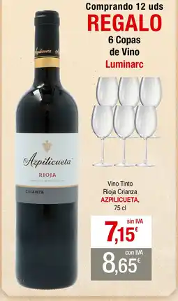 mycash profesional AZPILICUETA Vino Tinto Rioja Crianza oferta