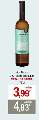 mycash profesional CASAL DA BARCA Vino Blanco D.O Ribeiro Treixadura oferta