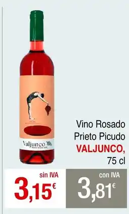mycash profesional VALJUNCO Vino Rosado Prieto Picudo oferta