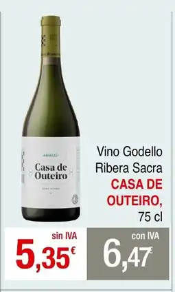 mycash profesional CASA DE OUTEIRO Vino Godello Ribera Sacra oferta