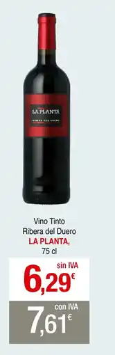 mycash profesional LA PLANTA Vino Tinto Ribera del Duero oferta