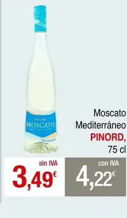 mycash profesional PINORD Moscato Mediterráneo oferta