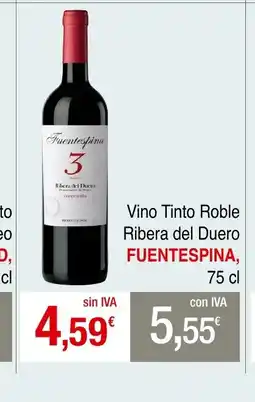 mycash profesional FUENTESPINA Vino Tinto Roble Ribera del Duero oferta