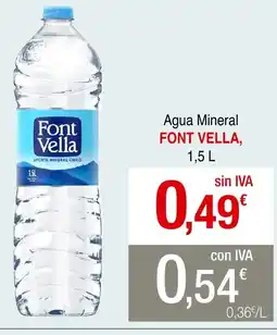 mycash profesional FONT VELLA Agua Mineral oferta