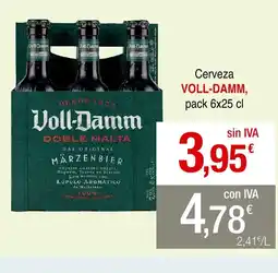 mycash profesional VOLL-DAMM Cerveza oferta