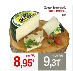 mycash profesional TRES OSCOS Queso Semicurado oferta