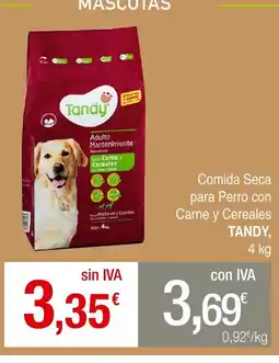 mycash profesional TANDY Comida Seca para Perro con Carne y Cereales oferta