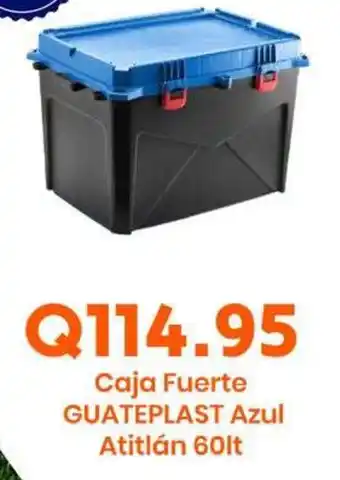 GUATEPLAST Caja Fuerte Azul Atitlán 60lt