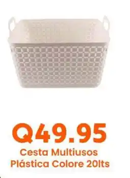 Suma Supermercados Cesta Multiusos Plástica Colore oferta