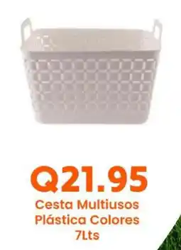 Suma Supermercados Cesta Multiusos Plástica Colores oferta