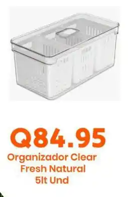 Suma Supermercados Organizador Clear Fresh Natural oferta