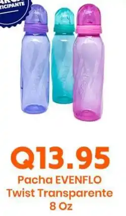 Suma Supermercados EVENFLO Pacha Twist Transparente 8 Oz oferta