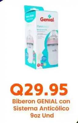 Suma Supermercados GENIAL Biberon con Sistema Anticólico 9oz Und oferta