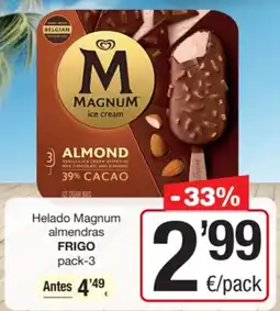 SPAR Fragadis FRIGO Helado Magnum almendras oferta
