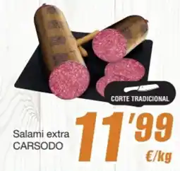 SPAR Fragadis CARSODO Salami extra oferta