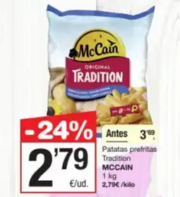 SPAR Fragadis MCCAIN Patatas prefritas Tradition oferta