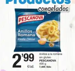 SPAR Fragadis PESCANOVA Anillos al Romana Receta Clásica oferta