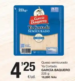 SPAR Fragadis GARCÍA BAQUERO Queso semicurado Ya Cortado oferta