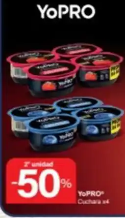 SPAR Fragadis YoPRO Cuchara x4 oferta