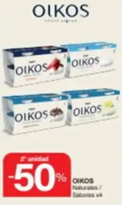 SPAR Fragadis OIKOS Naturales/ Sabores x4 oferta
