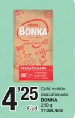 SPAR Fragadis BONKA Café molido descafeinado oferta