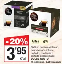 SPAR Fragadis DOLCE GUSTO Café en cápsulas intenso, descafeinado intenso, cortado, con leche o cortado descafeinado oferta