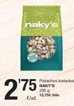 SPAR Fragadis NAKY'S Pistachos tostados oferta