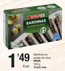 SPAR Fragadis SPAR Sardinas en aceite de oliva oferta