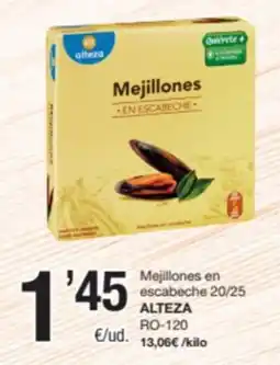 SPAR Fragadis ALTEZA Mejillones en escabeche 20/25 oferta