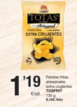 SPAR Fragadis TOSFRIT Patatas fritas artesanales extra crujientes oferta