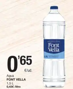 SPAR Fragadis FONT VELLA Agua oferta