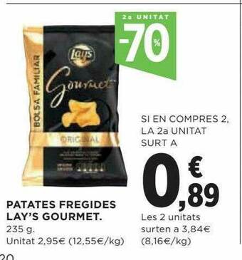 Hipercor Patates Fregides Lay's Gourmet oferta