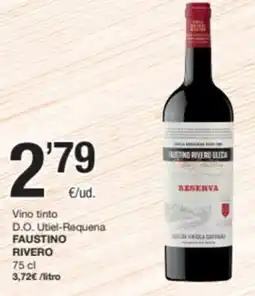 SPAR Fragadis FAUSTINO RIVERO Vino tinto D.O. Utiel-Requena oferta