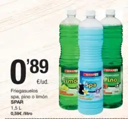SPAR Fragadis SPAR Friegasuelos spa, pino o limón oferta