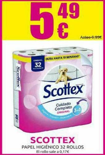 Muchas Perfumerías Scottex Papel Higiénico 32 Rollos oferta