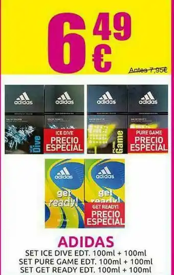 Adidas Set Ice Dive Edt, Set Pure Game, Set Get Ready Edt