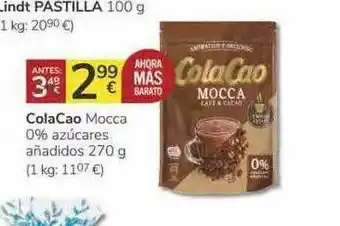 Supermercados Charter Colacao Mocca 0% Azúcares Añadidos oferta